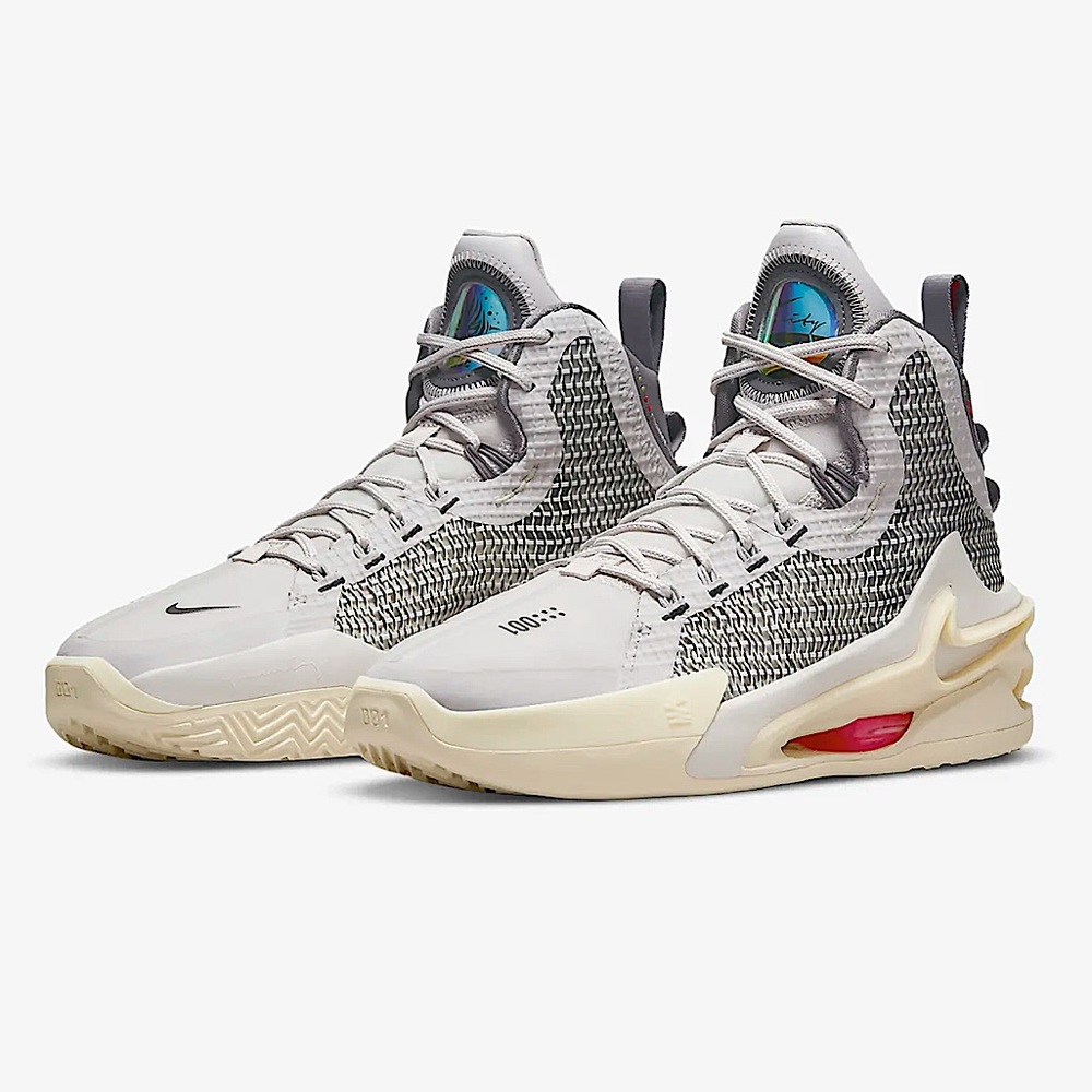 Nike Air Zoom GT Jump 'Vast Grey/Lemon Wash/Lime Ice/Gunsmoke CZ9907-002 - Picture 2 of 16
